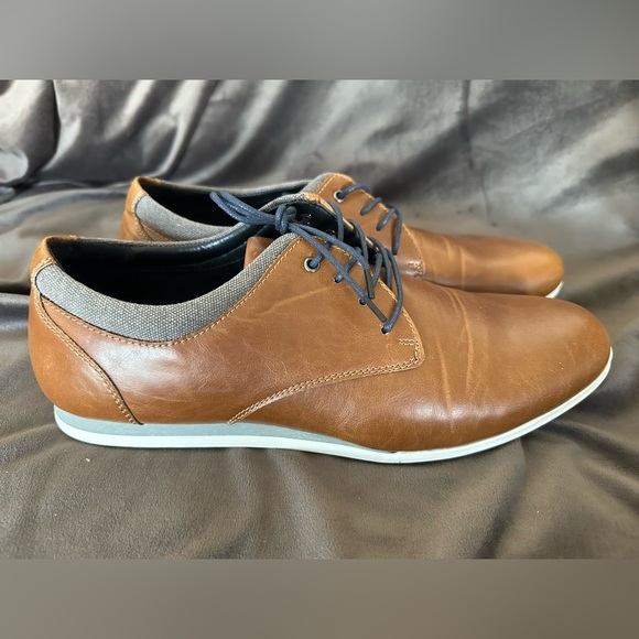NEW Men’s Public Opinion Cognac Dress Shoes size 13 - Picture 7 of 7